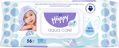 Вологі серветки Bella Baby Happy Aqua Care